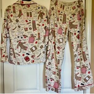 Nick & Nora Sock Monkey Pajamas